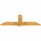 Ekena Millwork Eugene Rough Sawn Timber Gable Bracket, Western Red Cedar, 60"W x 22"H x 2"D x 6"F, 9/12 Pitch GBW060X22X0206EUG00RWR - alternate 3